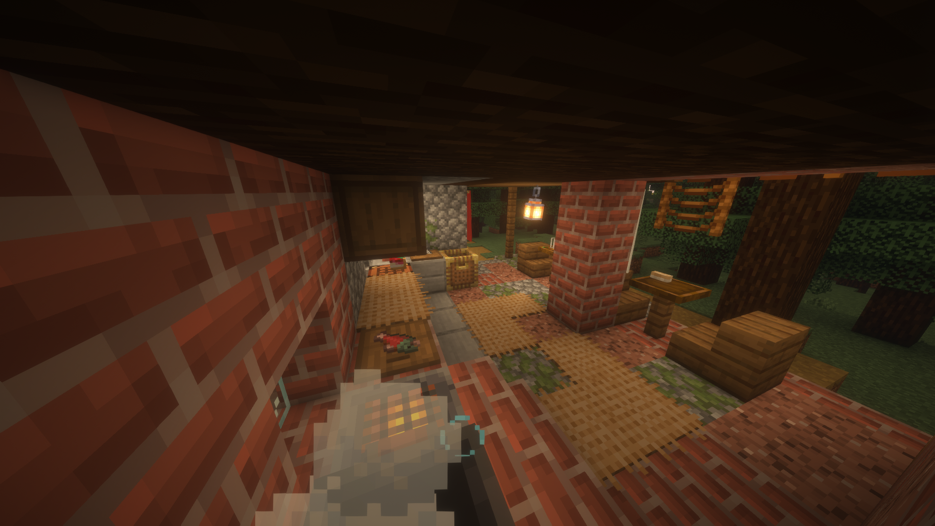 Village with FarmersDelight's elements
